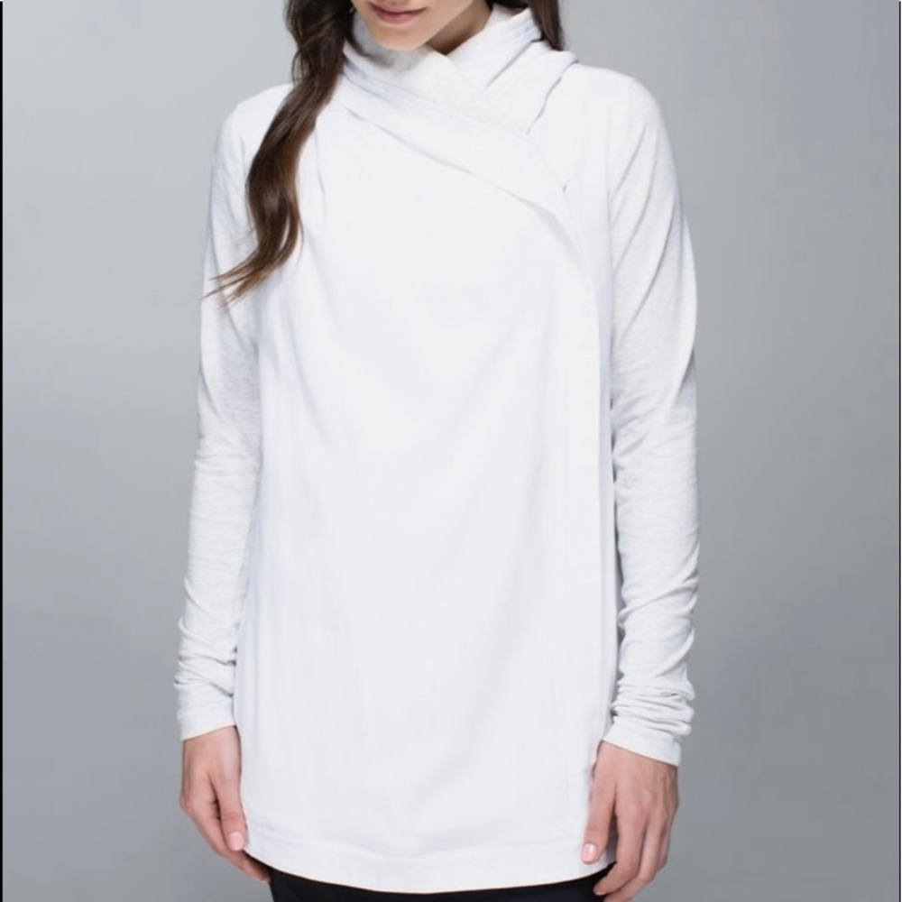 Lululemon Blissed Out Wrap White / Heathered White